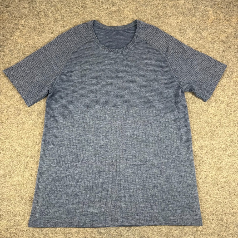 Lululemon Metal Vent Tech Shirt Blue Mens Large L